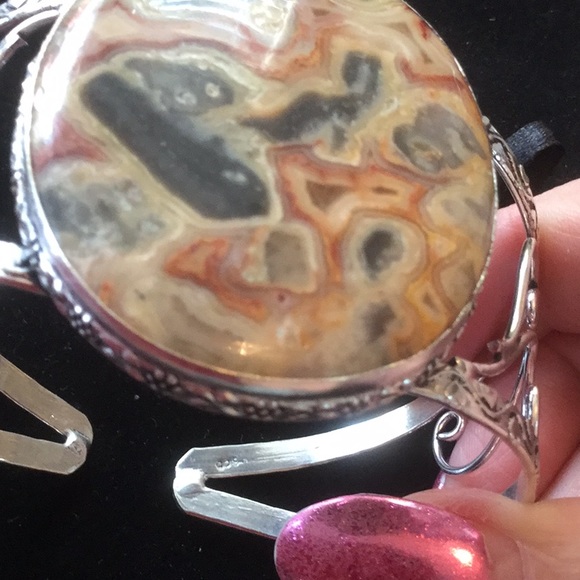 ⭐️Jaw Dropping ⭐️Crazy Lace Agate Bracelet - Picture 7 of 8